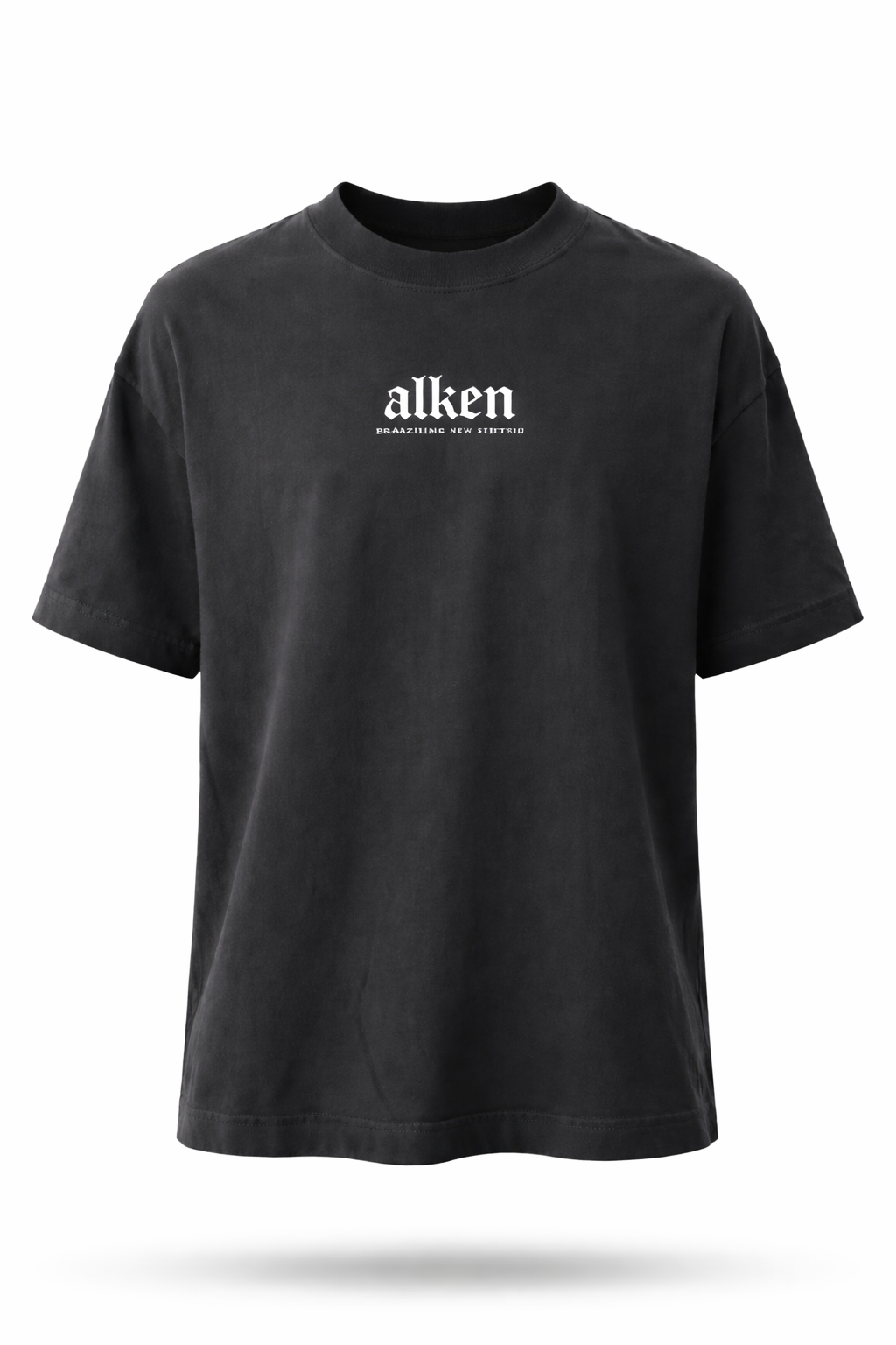 Camiseta Oversized Hagime Preta | Algodão 220g Estonado – ALKEN