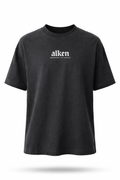 Camiseta Oversized Hagime Preta | Algodão 220g Estonado – ALKEN